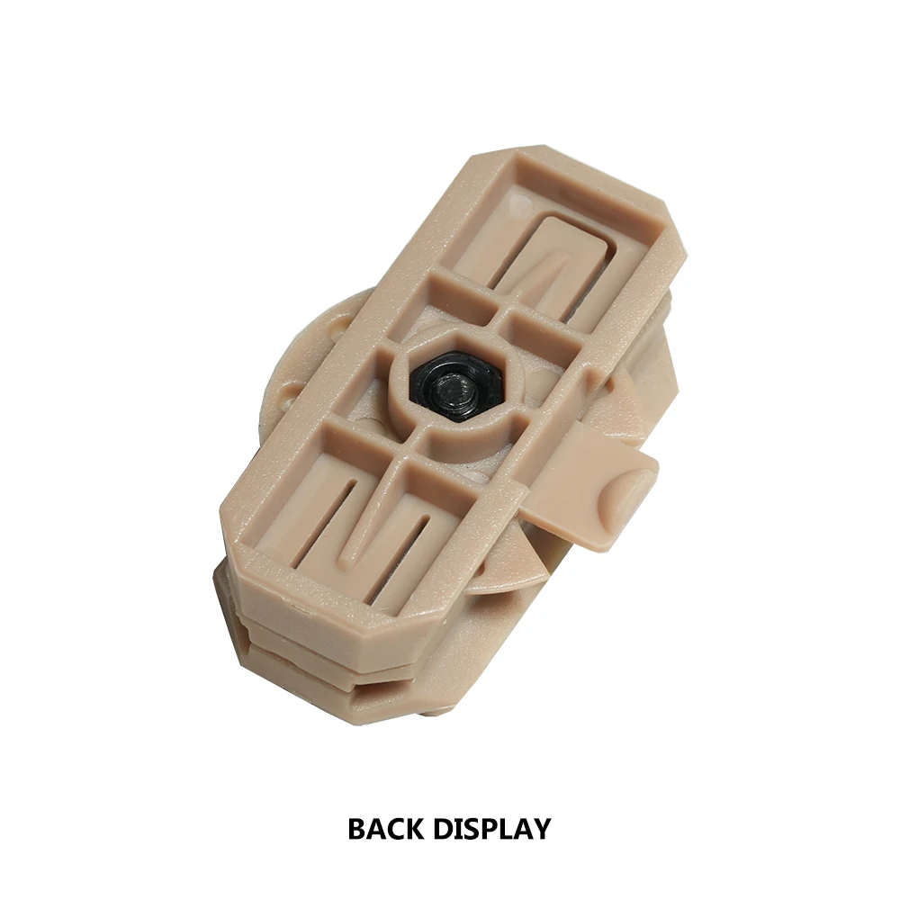 BOOIU New Fast Helmet Side Rail Adapter Nylon 360 Rotatable Helmet Rail Flashlight Mount For Airsoft Helmet Hunting Accessories