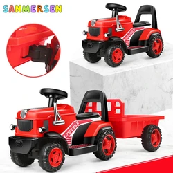 Children Electric Vehicle For Drive Automobile Charging 4 Wheels Motorcar Ride Cars For Kids Electric Tractor Boy Present