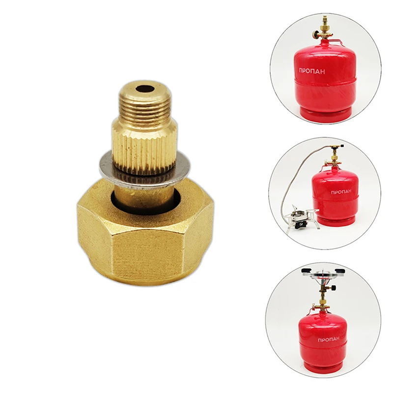 Propane Tank Connector Small Camping Stove Adapter Multifunctional Outdoor Converter