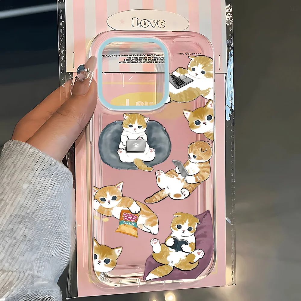 Charming M-Mofusands Cat Phone Case - Adorable Protective Accessory