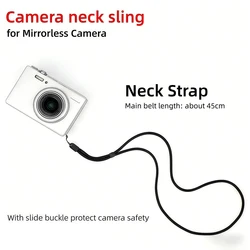 Universal Shockproof Camera Wrist Strap Hand Lanyard (1pcs Neck Strap)