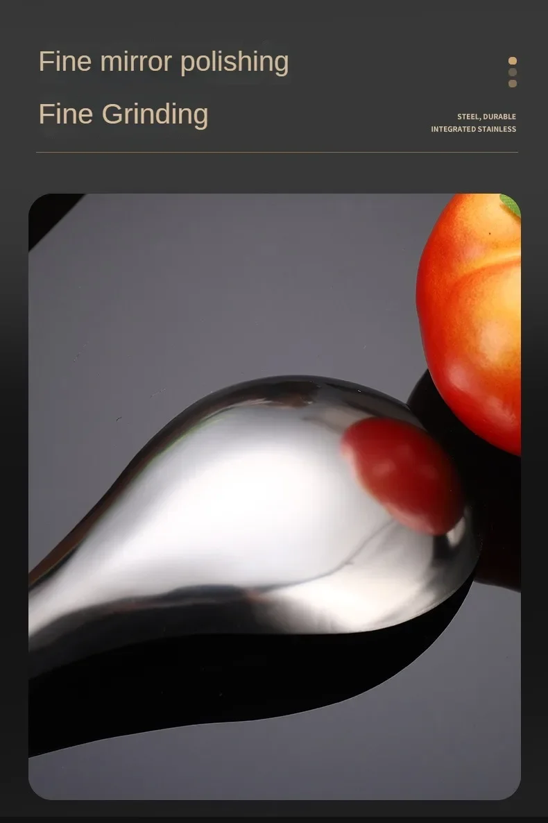 Description Picture 5 of item304 Stainless Steel Strainer Spoon Kitchen Colander Spoon Spoon Filter Strainer Food ScoopPerforated Skimmer Colander