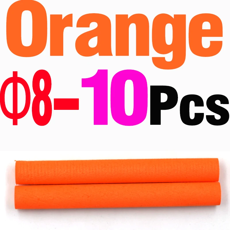 8mm 10Pcs Orange