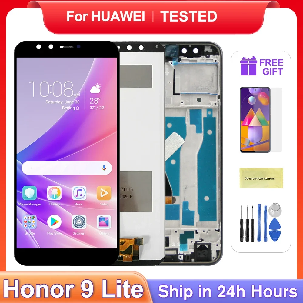 Для Honor 9 Lite для HUAWEI Honor9 Lite LLD-AL00 L31 L21 ЖК-дисплей сенсорный экран дигитайзер в сборе Замена