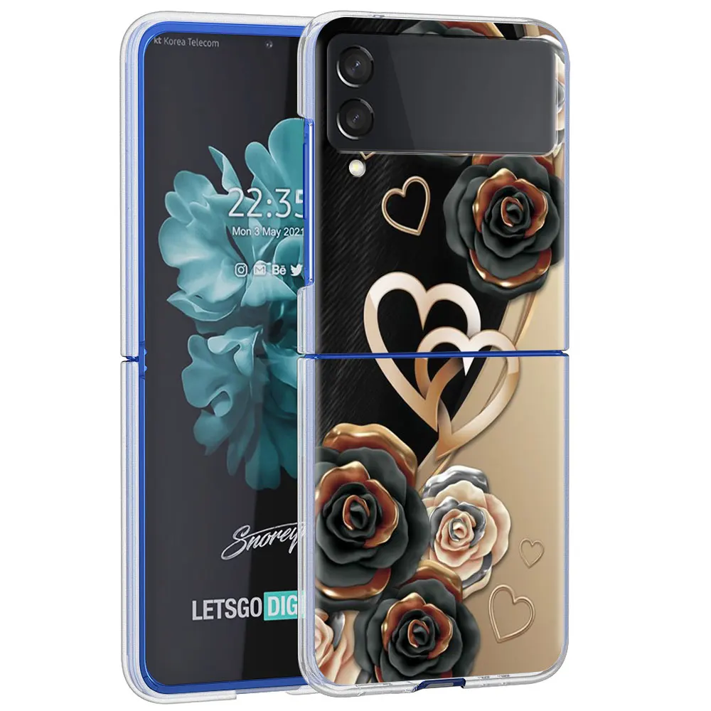 Transparent Luxury Love Bow Hard Phone Case Cover - Clear PC Design