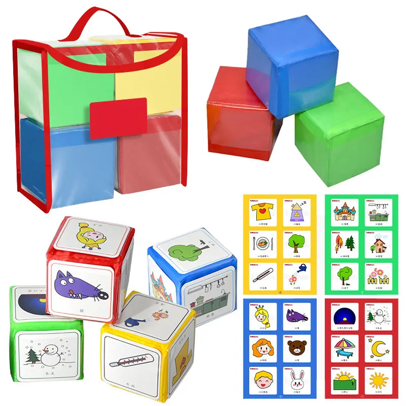 Soft Dice Storytelling Montessori Toys for Kids