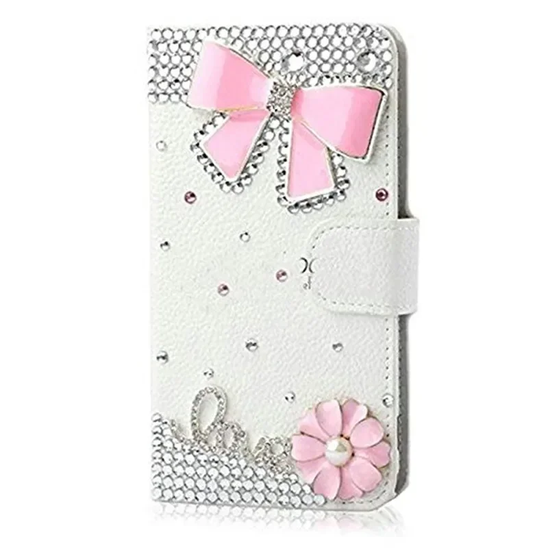 

Luxury Crystal Rhinestone Wallet Leather Purse Flip Card Pouch Stand Cover Case For Samsung S22 S23 S24 S20 PLUS Note8 9 10 20