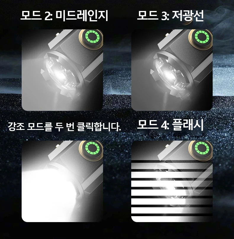 강력한 LED 손전등 미니 EDC 고출력 전술 토치, USB 충전식 캠핑 랜턴, 18350 배터리 사용, P35, 2000LM, 5 가지 모드