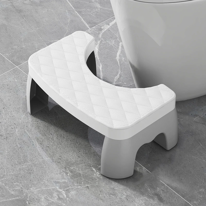 

1PC Home Adult Bathroom Accessories Squat Stool Toilet Seat Stool Toilet Squat Stool Portable Non-slip Removable