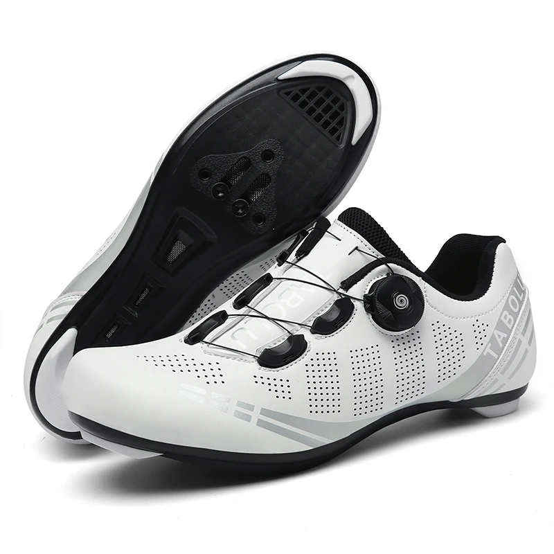 Men MTB Self-Locking Speed Bicycle Sneakers Spd Cycling Shoes Racing Bike Shoes Cleats Women Mountain Road Cycling Footwear 2