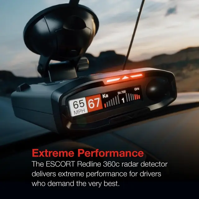 Escort Redline 360c Laser Radar Detector & Escort M2 Smart Dash Cam Bundle - HD Video 3