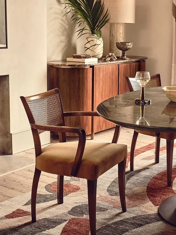 

Advanced Design Dining Chair Backrest Wooden Home Wedding Restaurant Reception Dining Chair Study Sillas Home Furniture LV40DC