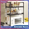 Multi-Layers Simple Storage Shelf Standing Countertop Seasoning Oven Shelf Kitchen Microwave Racks Kitchen Organizing Racks 1