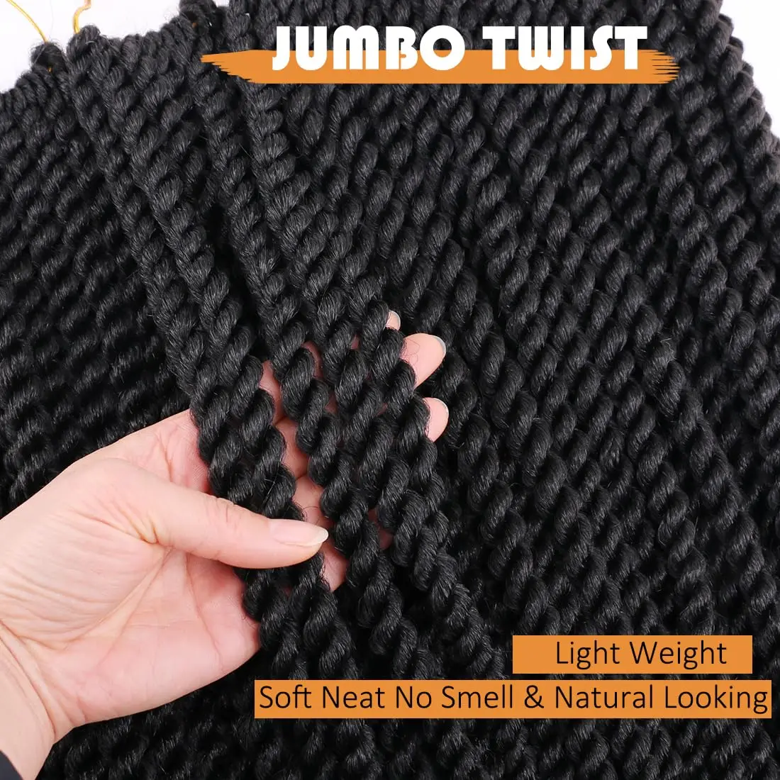 10-18inch Crochet Braids Havana Twist Braids 12Roots Thick Braided Synthetic Fiber Hair For Braids African Braiding Hair 3
