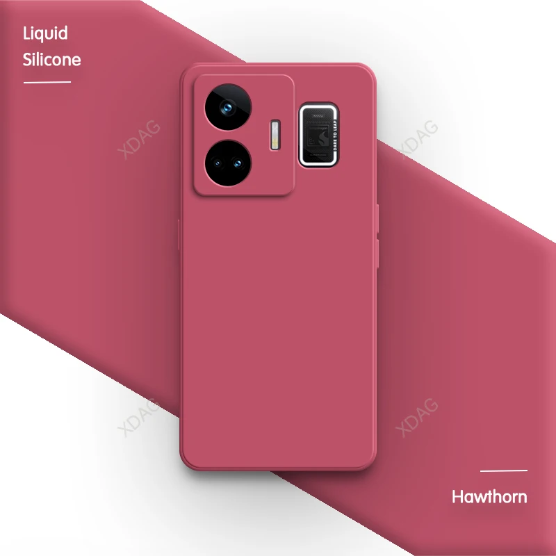 Premium Liquid Silicone Phone Case with Lens Protection - Durable Back Cover