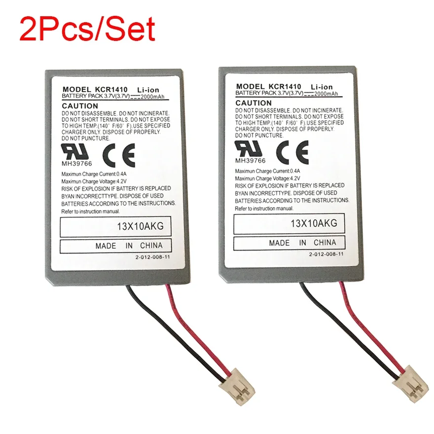 2 Pz/Set 3.7V 2000Mah Batteria Ricaricabile Per Sony Dualshock 4 Ps4 Controller Wireless Playstation Gamepad Ps4 Slim Controller