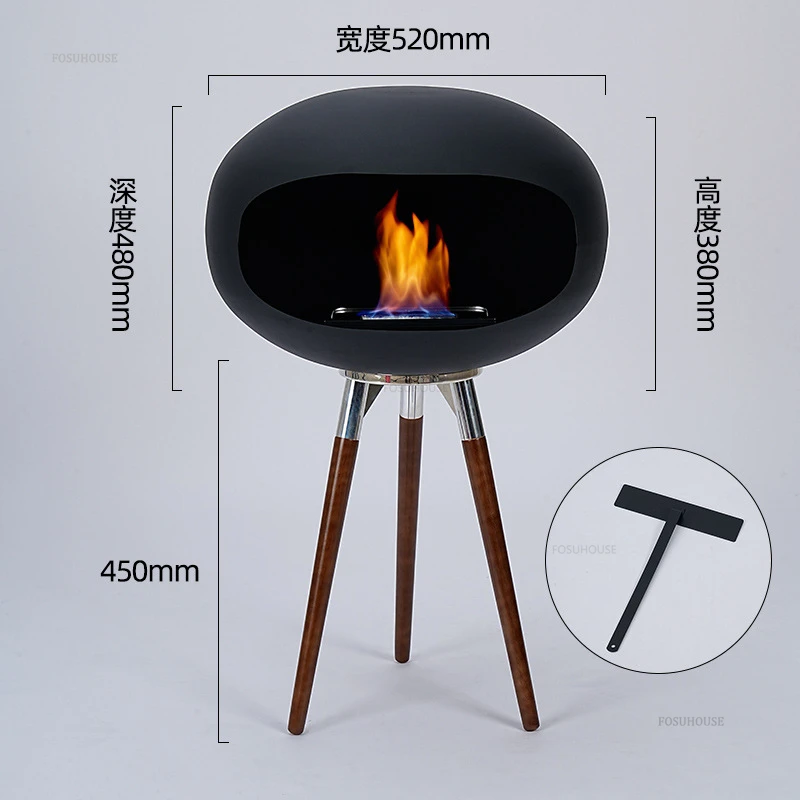 Electric Fireplace Nordic Floor-standing Household Decoration Living Room Modern Simple Designer Hotel Villa
