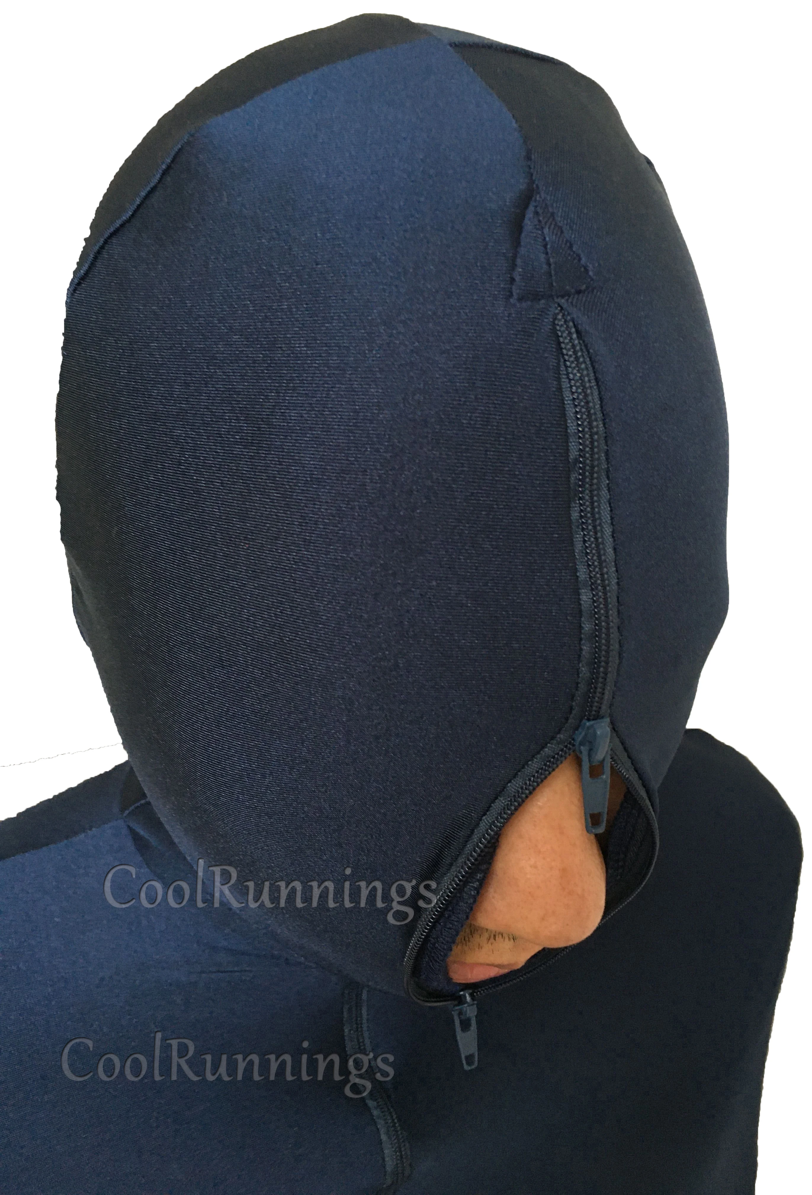 Adult Fancy Dress Unisex Zentai Suit Full bodysuit Tights Double zipper Costume Mummy Bag Spandex bodybag Stage Props