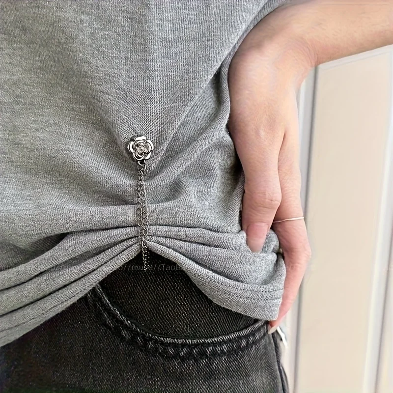 바지 다리 고정용 자석 클립 3개, 바지 핀, 신축성 있는 고정 레그 클립, 청바..