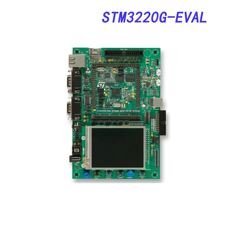 

STM3220G-EVAL Assessment Board, STM32F207IGH6 MCU, microSDTM card, smartcard, USART, embedded ST-LINK/V2 tool