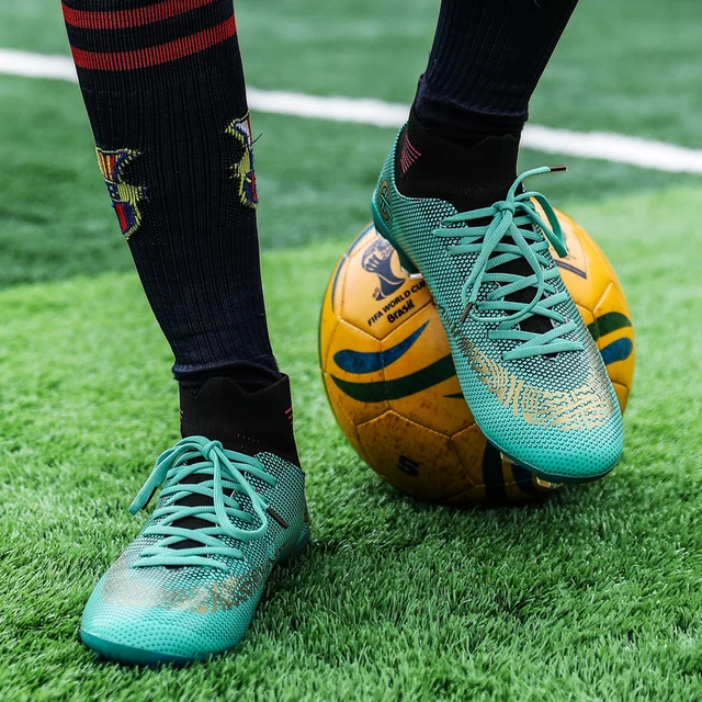 Scarpe Da Calcio Bambini Unisex IFIKK - Tacchetti Per Erba Sintetica E Naturale - Scarpe Sportive Allenamento