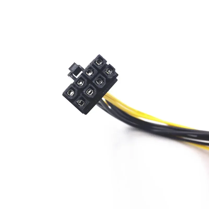 Power cable power cable extension 18cm 8Pin To Dual 4Pin Video Card Y Shape 8 Pin PCI Express To Dual 4 Pin Molex Graphics Card