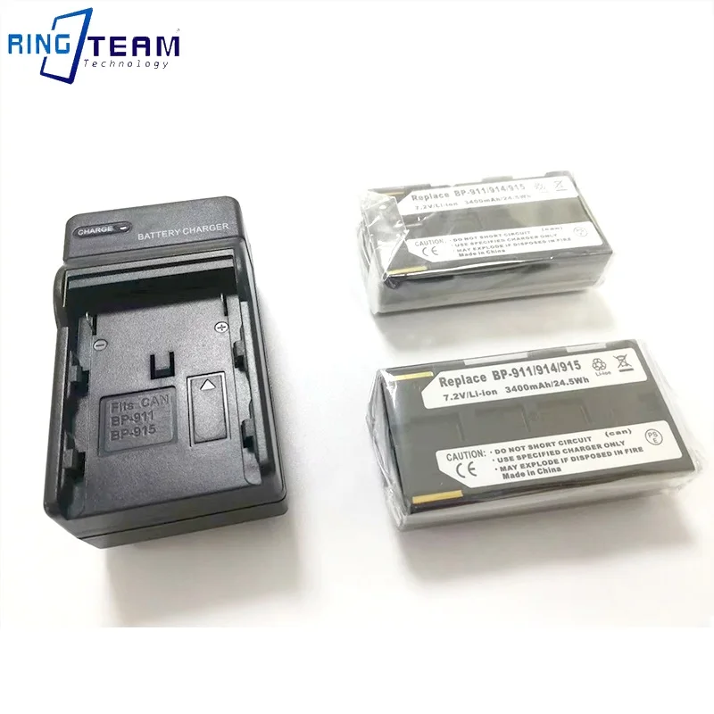 With EU Plug BP-911 BP-914 BP-915 AC Charger+BP911 BP914 BP915