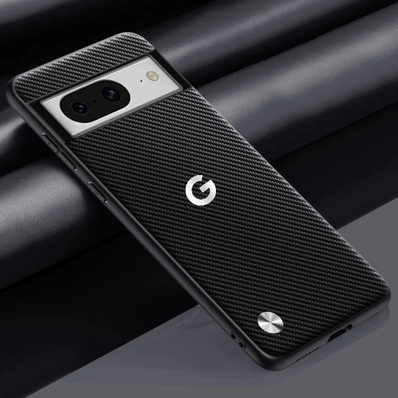 Luxury Kevlar Leather Full-Cover Phone Case - Shockproof Protection with PU+TPU Edges