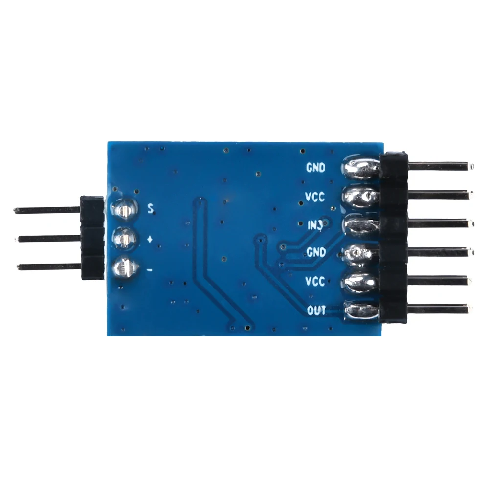 Commutateur 3 voies pour caméra drone, module FPV avec câblage détaillé et connecteurs servo