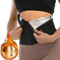 Combinaisons d'entraînement de sauna pour femmes, corsets amincissants pour le ventre, ceinture de sumanquer pour le fitness, entraîneur de taille, brûle les graisses abdominales 1