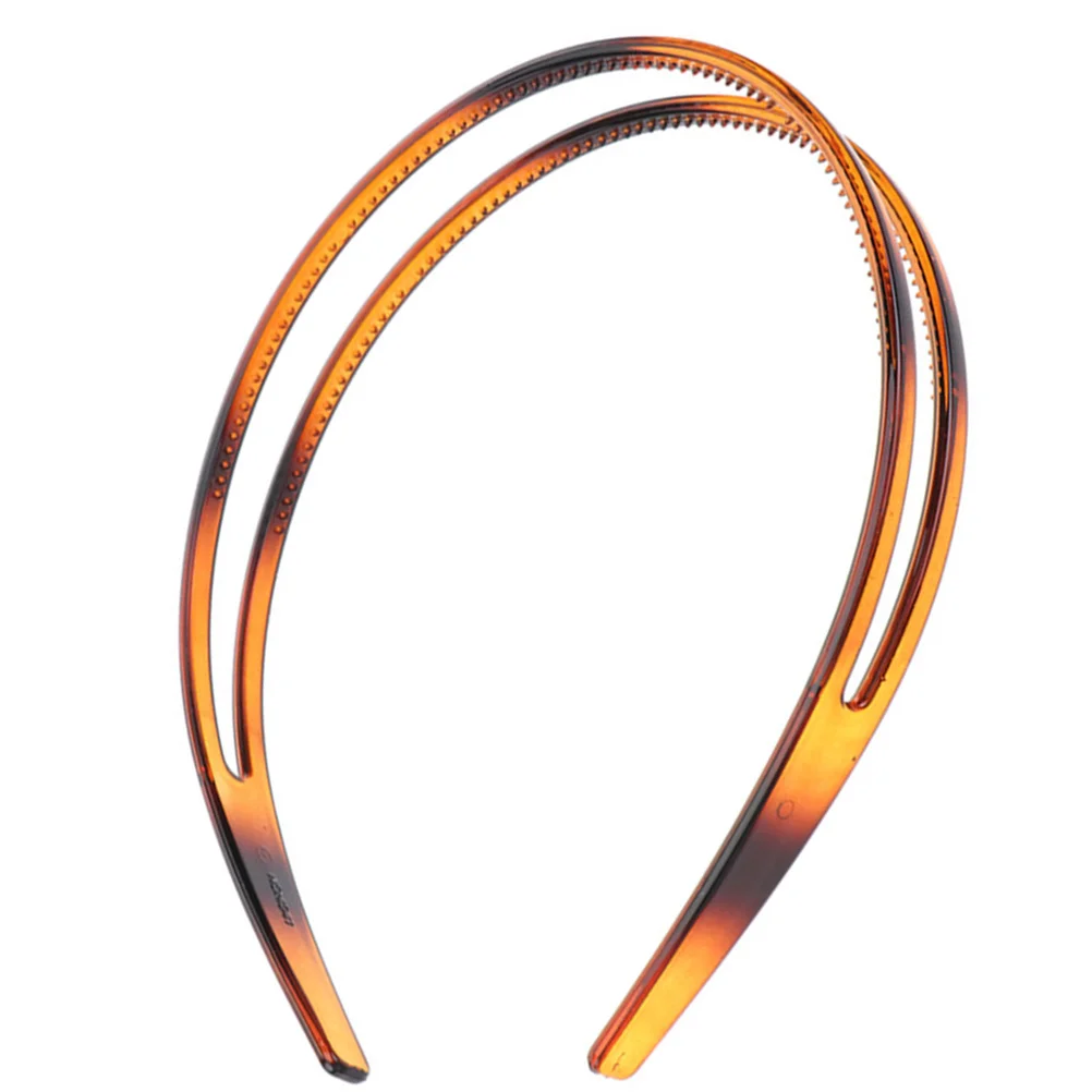 

Headband Two-tier Hairband Women Decor Chic Wedding Accessories Face Washing Headwear Durable Plastic Women's Bands