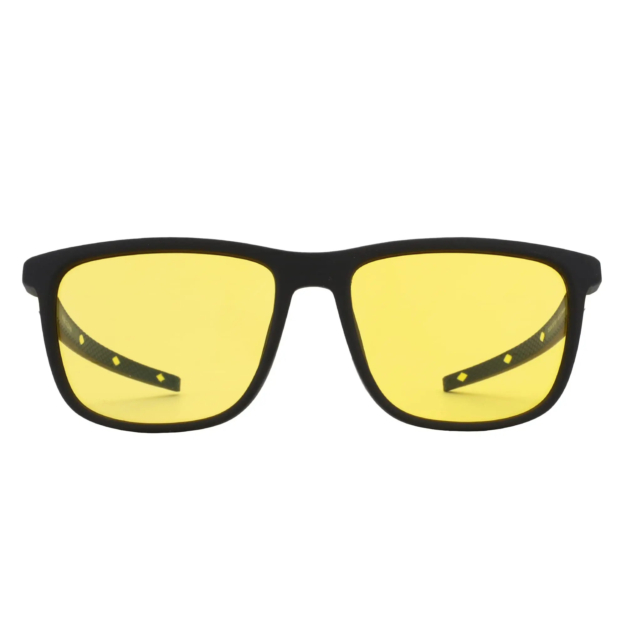 ZENOTTIC Square Polarized Night Vision Sunglasses-Lightweight TR90 Frame UV Blocking Shade For Driving Fishing Golf Sport