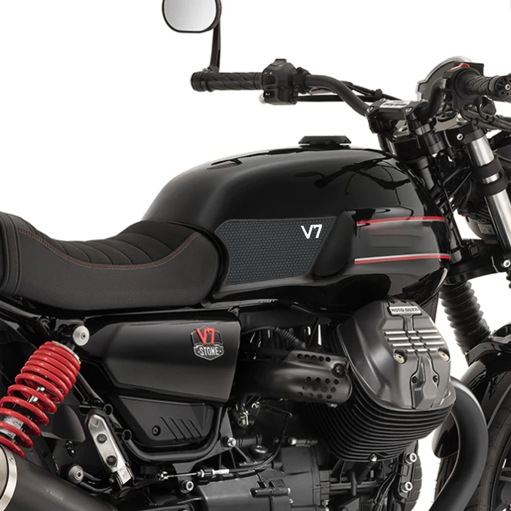 Autocollants Résine 3D Réfléchissants Resin Bike Pour Moto Guzzi V7 850 2021 - Protection Garde-boue - Paire