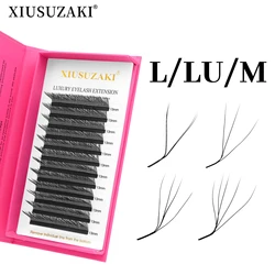 Soft Natural 3D-5D Eyelash Extensions with Premade Volume Fans - 7mm (4D)