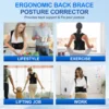Babaka Posture Corrector Medical Back Brace Adjustable Full Shoulder Brace For Mid Upper Spine Support Lumbar Support 5