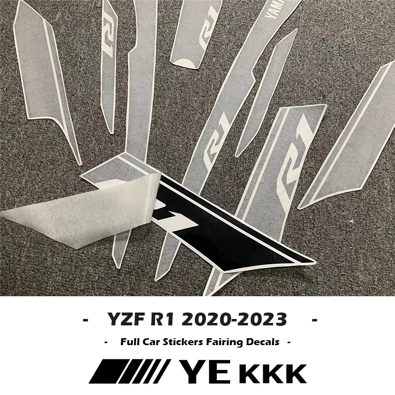 Fairing Shell Sticker Decal Whole Car Line All LOGO R1 2020 2021 2022 2023 For YAMAHA YZF-R1 YZF-R1M YZF-R1S 2023-2020