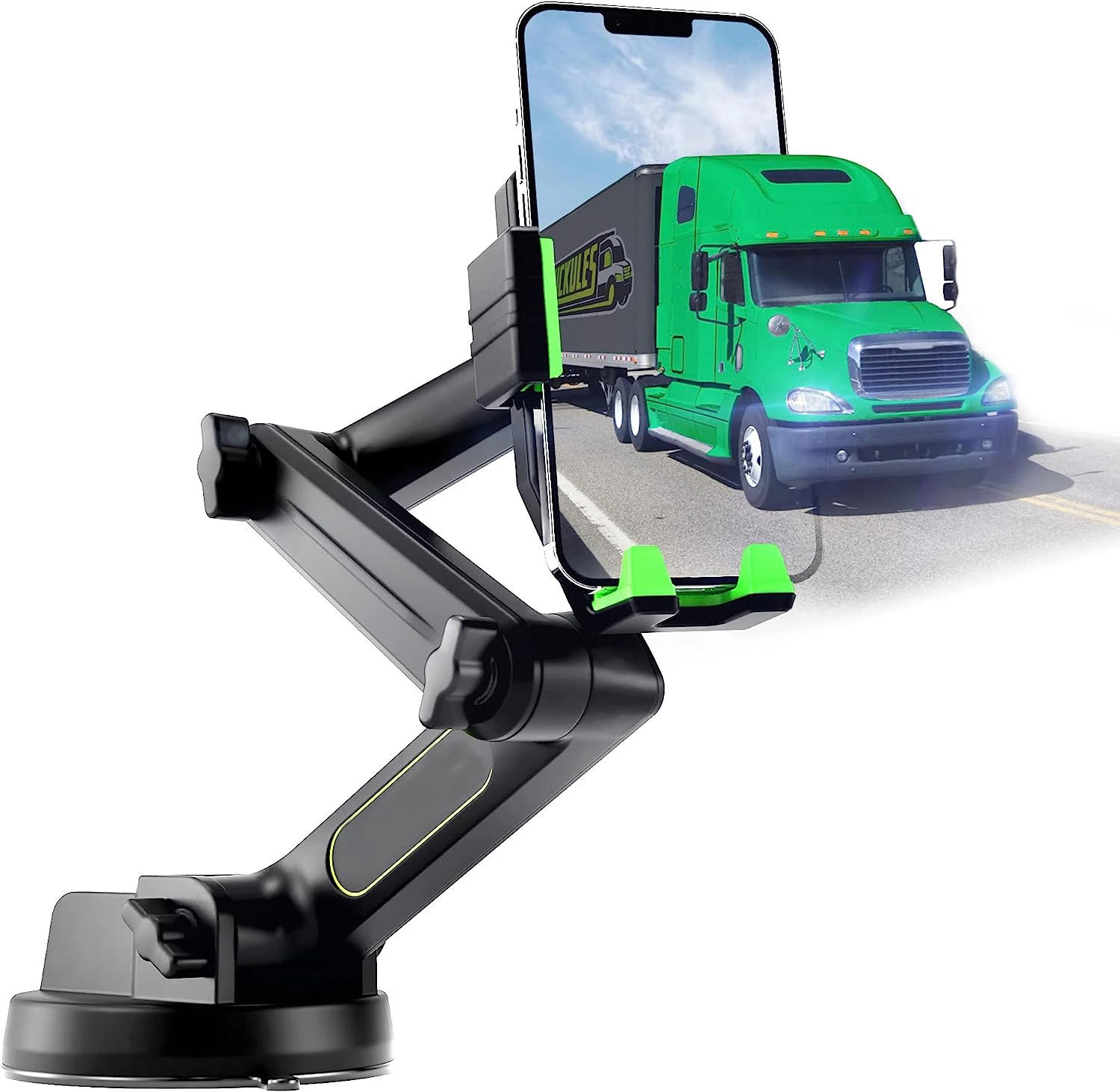 Windshield Car Phone Mount 360-Degree Rotation Long Arm Gps Holder Strong Suction Cup Dashboard Nrack phone holder,mobile phone holder,gps holder,gps suction cup mount