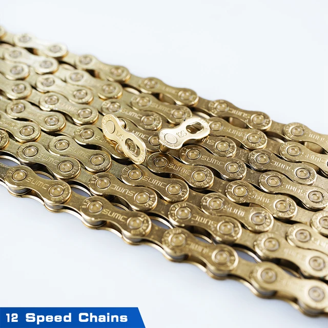 Chaîne De Vélo 9 Vitesses En Acier - 116 Maillons, Design Creux Léger - Compatible Shimano, Sram, Campagnolo