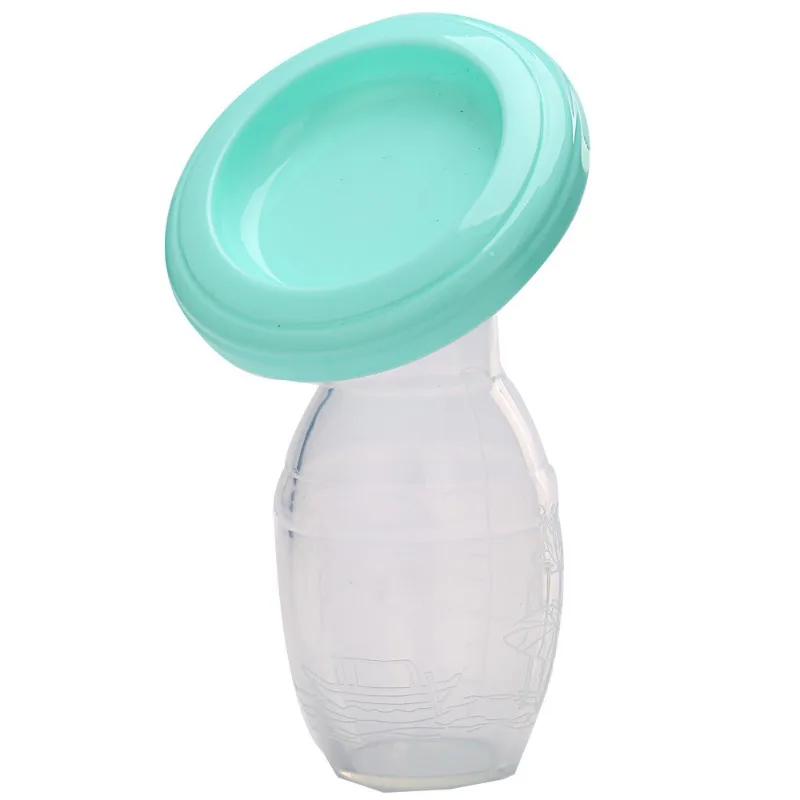 1pcs Baby Feeding Manual Breast Pump Partner Breast Collector Automatic Correction Milk Silicone Pumps PP BPA Free