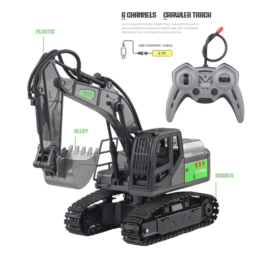 Robot Tank RC Télécommandé 2.4GHz - Jouet Militaire Tout-Terrain avec effets sonores, manette de contrôle en main.