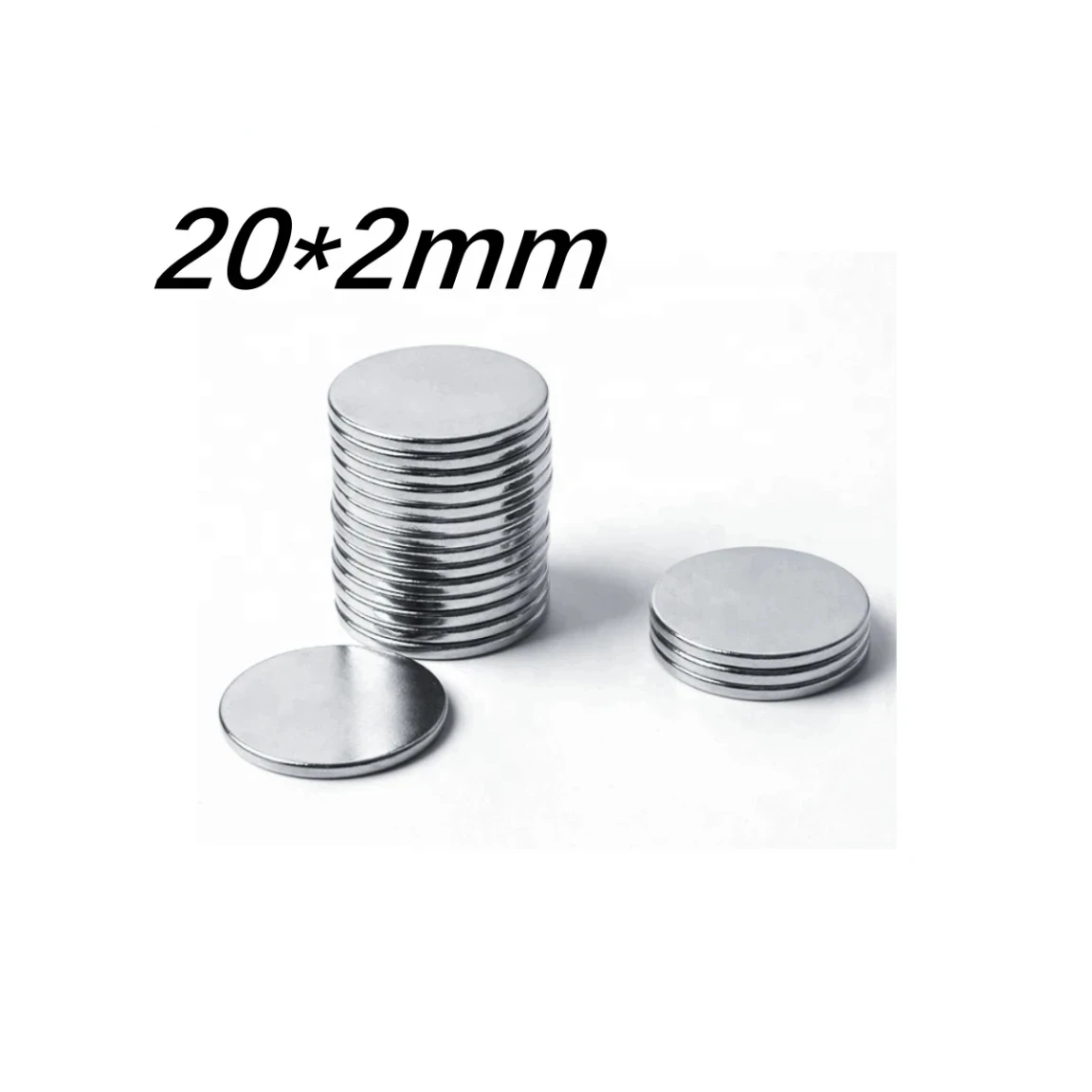 

NdfeB N35 10-100Pcs 20x2mm Neodymium Magnet NdFeB Round Cylinder Super Powerful Strong Permanent Magnetic Imanes Disc