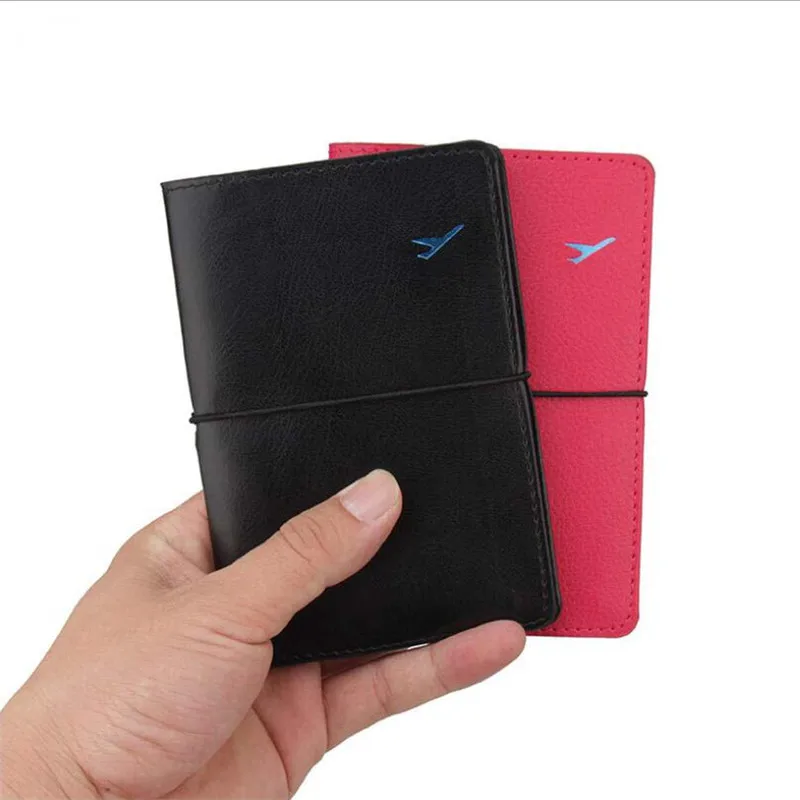 

PU Leather Passport Cover Men Travel Wallet Credit Card Holder Cover Driver License Wallet Document Case Travel Accessories