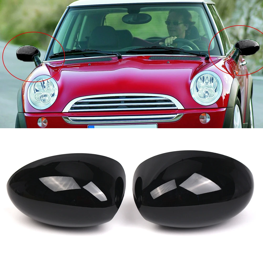 

Пара крышек Зеркала бокового крыла для Mini медного R серии R50 R53 R52 2000-2008, запасные аксессуары для зеркал