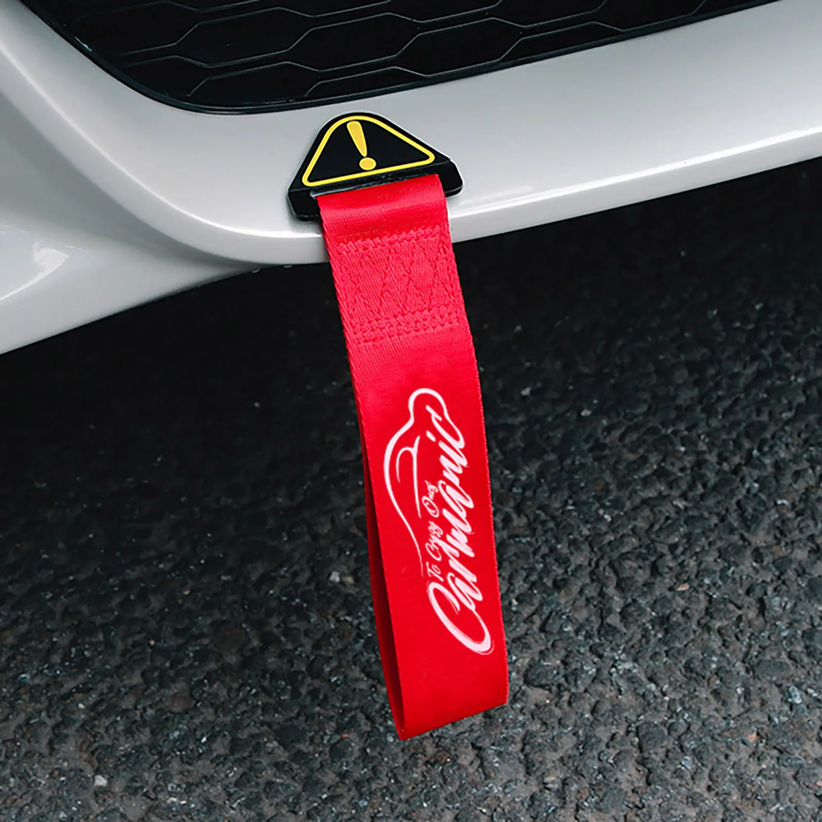 CLOS製牽引フック 赤色 アバルト500用 595/695など CLOS製牽引フック 赤アバルト500用 595/695など