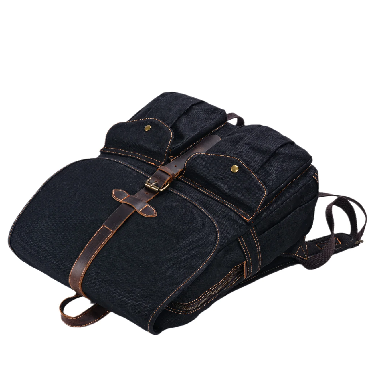 Sac à Dos Vintage Imperméable Toile Cirée - Pour Ordinateur, école, Voyage - Neuf Avec étiquettes