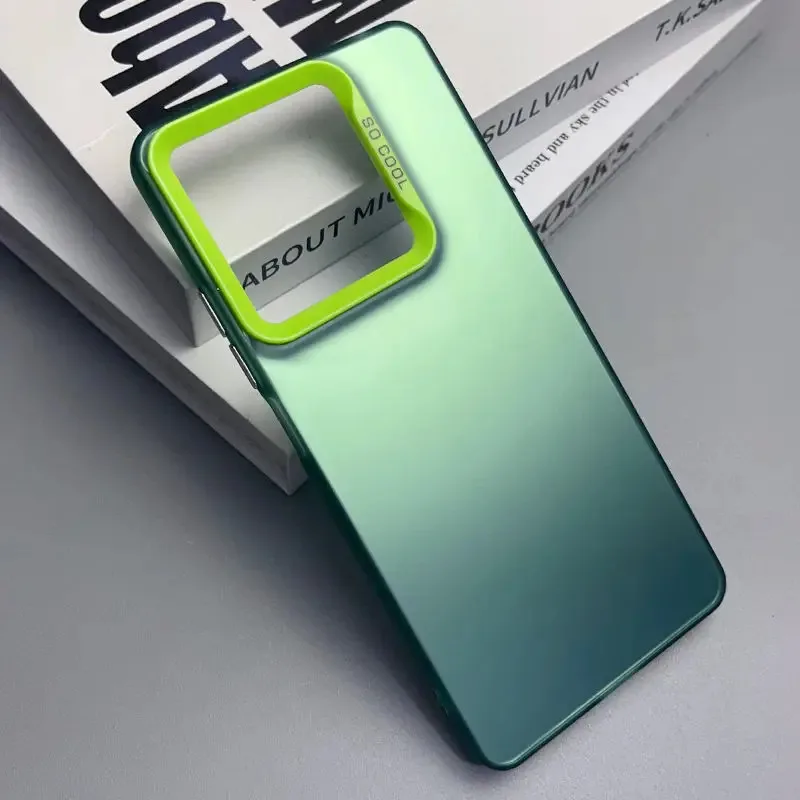 Enhanced Protective Matte Laser Bumper Case with Colorful Shockproof Armor Design
