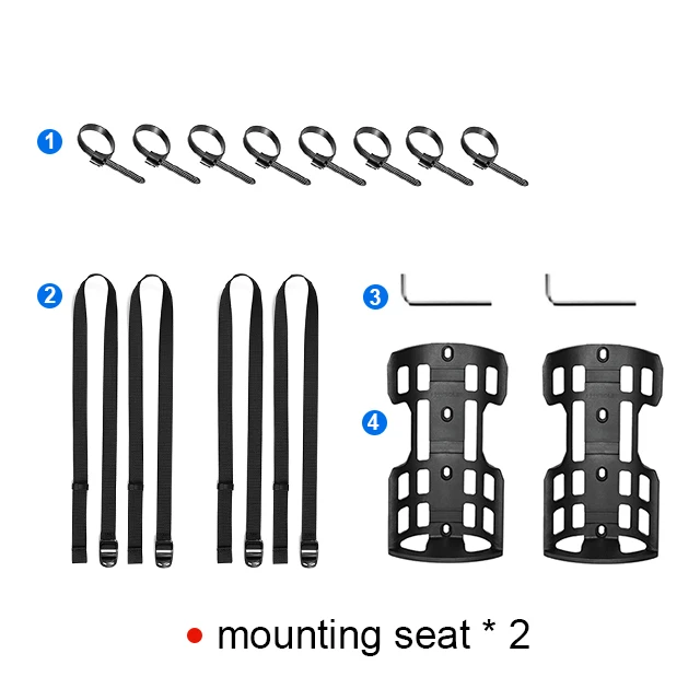 2pcs mounting seat