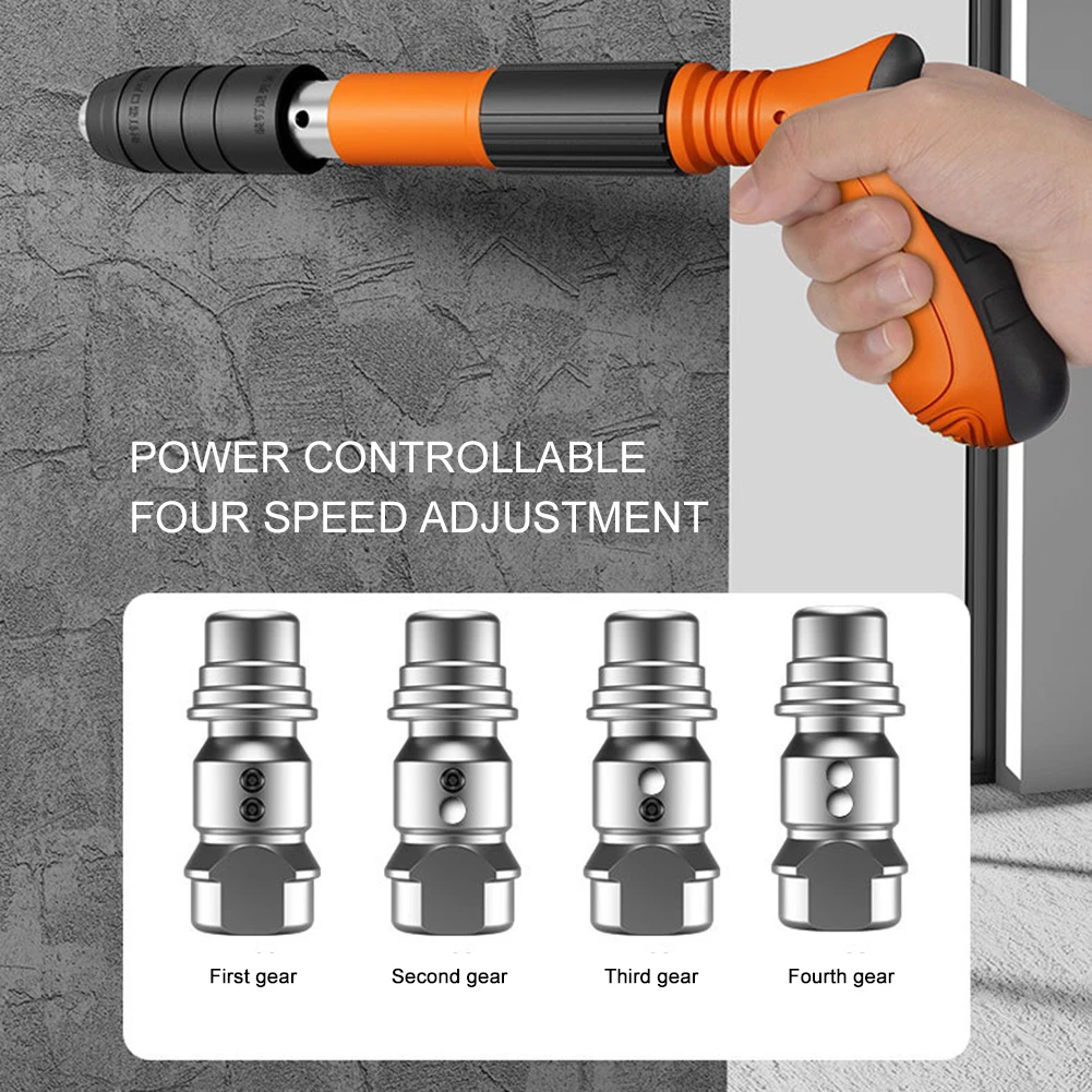 Woodworking/Decoration Integrated Airs Nailer Multipurpose Low Noise Manual Nailer Tool for Wall Steel Nail Gun Rivet Tool Nail 2