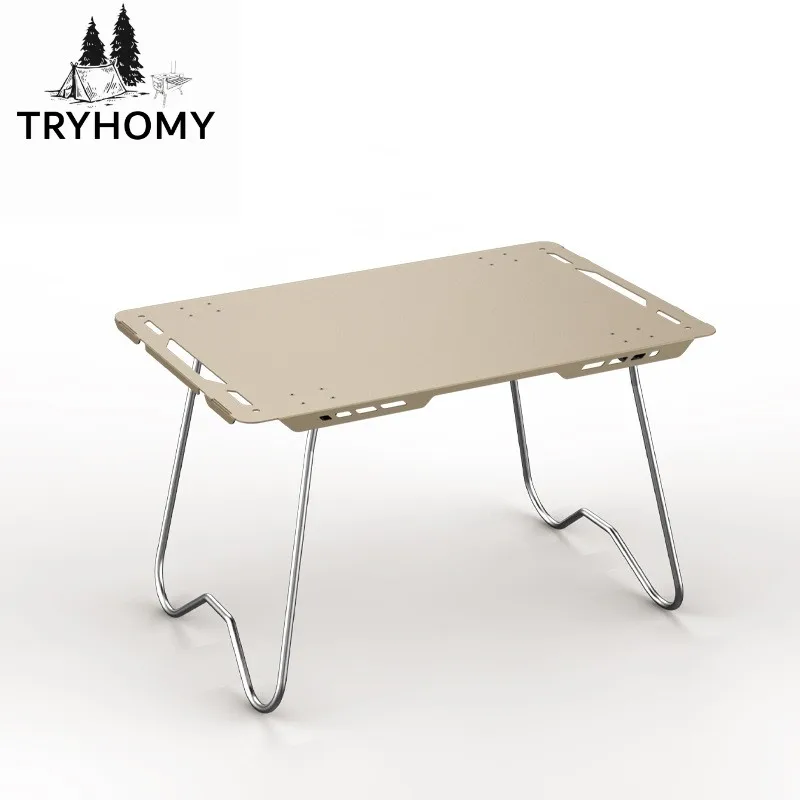 

Outdoor Aluminum Alloy Table Folding Table Portable Lightweight DIY Splice Table Camping Barbecue Picnic Folding Table New