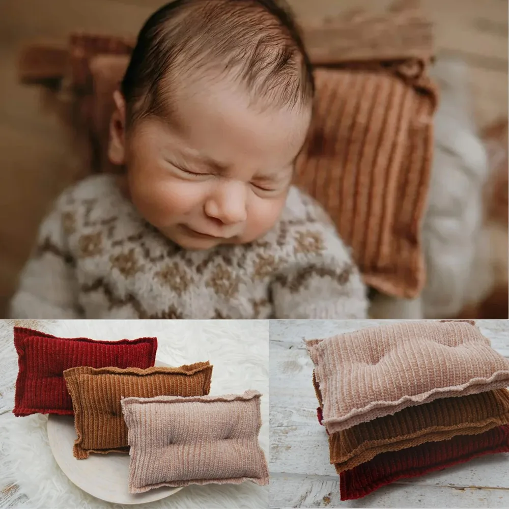 newborn solid color pillow for newborn photography props,baby basket cushion pillow